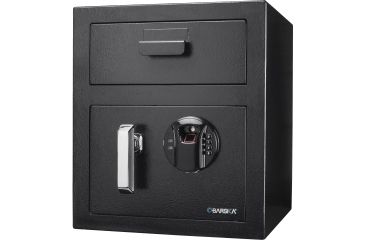 Image of Barska Biometric Keypad Depository  Safe, Black, Medium AX13108