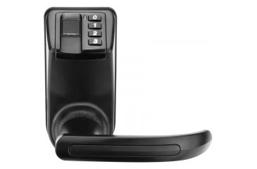 Image of Barska Biometric Security Door Lock,Reversible Handle,Black EA12442