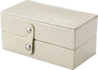 Image of Barska Cheri Bliss Jewelry Case JC-300,8x7.5x6in,Cream BF12502