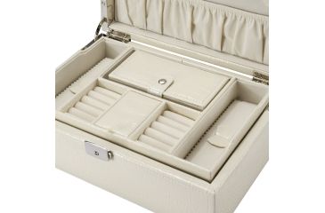 Image of Barska Cheri Bliss Jewelry Case JC-400,11x7.5x4in,Cream BF12504