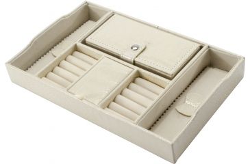 Image of Barska Cheri Bliss Jewelry Case JC-400,11x7.5x4in,Cream BF12504