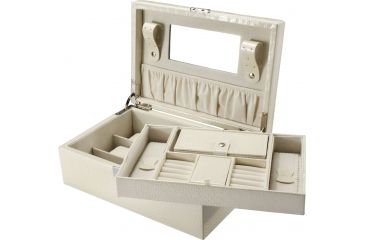 Image of Barska Cheri Bliss Jewelry Case JC-400,11x7.5x4in,Cream BF12504
