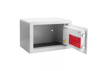 Image of Barska Compact Biometric Safe BX-100,7.6x11.6x5.9in,White AX12400