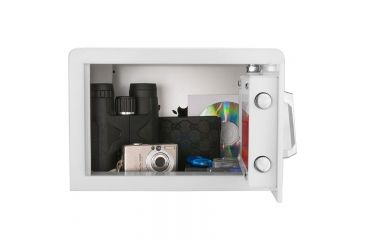 Image of Barska Compact Biometric Safe BX-100,7.6x11.6x5.9in,White AX12400