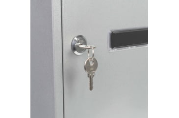 Image of Barska Contemporary Wall Mount Mailbox. 10in Width, Gray, Medium, CB13698