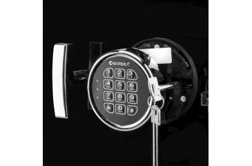 Image of Barska Digital Keypad Jewelry Fireproof Safe, 3 Solid Steel Locking Bolts, Black, Medium AX13106