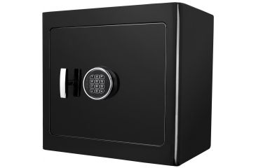 Image of Barska Digital Keypad Jewelry Fireproof Safe, 3 Solid Steel Locking Bolts, Black, Medium AX13106
