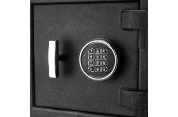 Image of Barska DX-200 Standard Depository Keypad Safe, Anti-Fishing Baffles, Solid Steel, Black, Outer Dimensions - 14 x 14 x 20 in AX12588