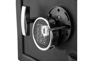 Image of Barska DX-200 Standard Depository Keypad Safe, Anti-Fishing Baffles, Solid Steel, Black, Outer Dimensions - 14 x 14 x 20 in AX12588