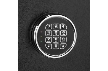 Image of Barska FV-500 Fireproof Vault Safe, Pry-Resistant Recessed Door, Black, Outer Dimensions 20 x 20 x 30 in AX12674