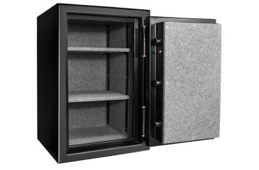 Image of Barska FV-500 Fireproof Vault Safe, Pry-Resistant Recessed Door, Black, Outer Dimensions 20 x 20 x 30 in AX12674
