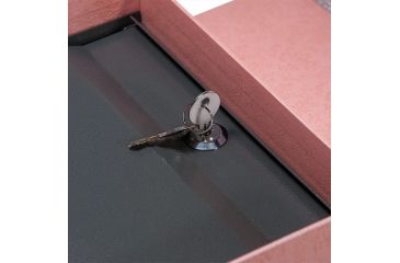 Image of Barska Gift Box Lock Box w/Key Lock,Pink,5.25x1.75x8.75in CB12186