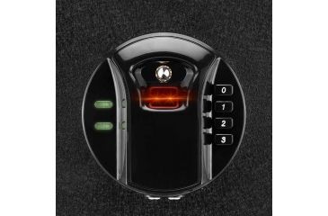 Image of Barska HQ100 Biometric Keypad Safe, 30 Fingerprint Memory, Steel, Black, Outer Dimensions-14.5 x 11.75 x 7 in AX12476