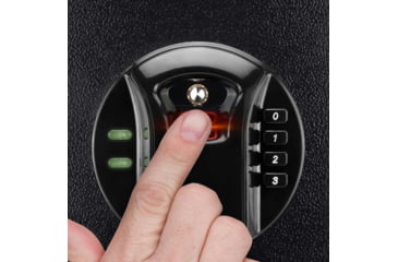 Image of Barska HQ800 Standard Quick Access Keypad Biometric Rifle Safe, Black, AX12760