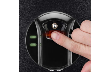 Image of Barska HQ800 Standard Quick Access Keypad Biometric Rifle Safe, Black, AX12760