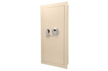 Image of Barska Large Biometric Wall Safe,30x13.6x3.5in,Cream AX12408