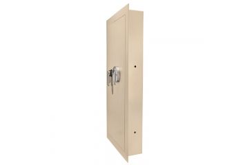 Image of Barska Large Biometric Wall Safe,30x13.6x3.5in,Cream AX12408