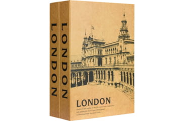 Image of Barska London &amp; London Series Dual Book Lock Boxes with Key Lock, Multi, Medium, CB13056
