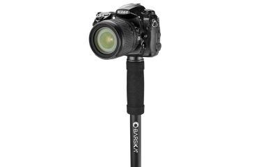 Image of Barska Monopod w/ Carrying Case, Collapsible, Spiked Foot, Supports up to 23.5 lbs, Black, Length 21 in to 67 in AF12548