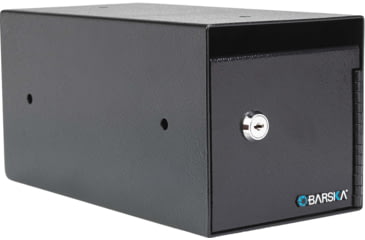 Image of Barska Single Key Depository Safe, Drop Slot, Black, Small, AX13676