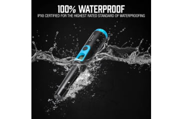 Image of Barska SURVEYOR-200 Waterproof Handheld Metal Detector, Black, Small, BE13958