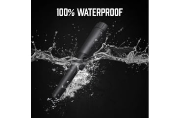 Image of Barska SURVEYOR-300 Waterproof Handheld Metal Detector, Black, Small, BE13780