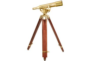 Image of Barska Anchormaster 60mm Refractor Telescope with Mahogany Tripod - AA11128