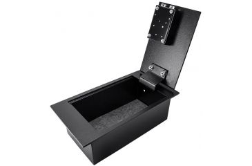 Image of Barska Underground Floor Safe, 2 Point Deadbolt Locking System, Black, Outer Size 8 x 15 x 5 in AX12656
