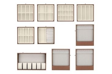 Image of Barska White Keypad Jewelry Safe, Dark Interior, Steel, White, Outer Size 18 x 14 x 17.5 in AX12732