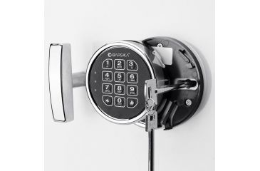 Image of Barska White Keypad Jewelry Safe, Fireproof, Motion Sensor Light Interior, White, External Size 18 x 14 x 17.5 in AX12672