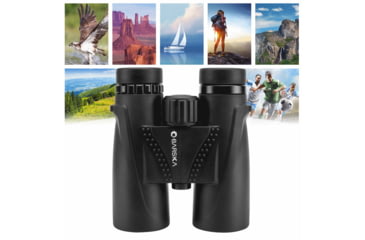 Image of Barska WP Blackhawk 10x42mm BAK-4 Prism Binocular, Black, Small, AB13434