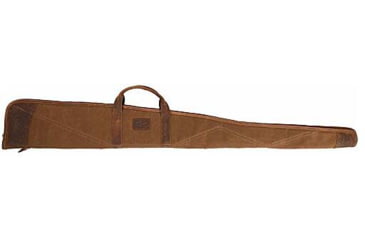 Image of Barton Bag Co. Palmetto Shotgun Case 51 Field Tan Waxed Canvas/buffalo