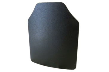 Image of Battle Steel Ballistic &amp; Stab Armor Plat, Level IIIA, 10x12, Shooters Cut, Black, BS103011