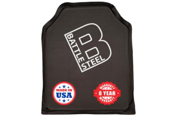 Image of Battle Steel Flexible Special Threat Armor Panel, Level IIIA, Shooters Cut, 10x12in, BS106011