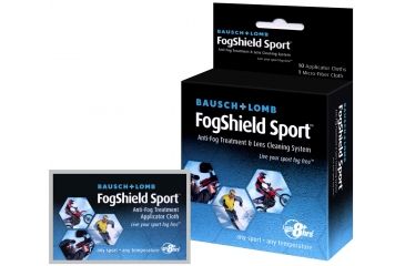 Image of Bausch &amp; Lomb Anti Fog Treatment and Lens Cleaning System, 10 applicator cloths and 1 micro fiber cloth