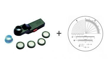 Image of Bausch &amp; Lomb Lenscope Magnifier - 10x w/ Bausch &amp; Lomb General Purpose Scale