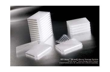 Image of BD Falcon 96-Well Library Storage Plates, Polypropylene, BD Biosciences 351190