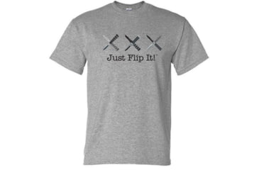 Image of Bear &amp; Son Cutlery Triple X T-Shirt - Mens, Gray, Small, T-BAS-TRPX-S