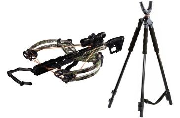 Image of Bear X Torrix Crossbow Package, Realtree Xtra Green, A6TRXXG125 W/ Vanguard Quest Tripod