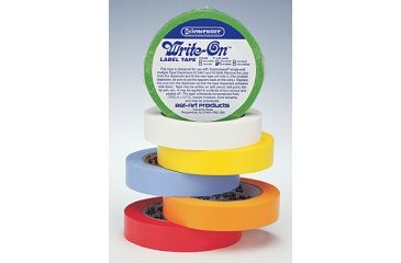 Image of Bel-Art Write-On Label Tape, SCIENCEWARE F134630600 Tape Rolls With 7.6 Cm (3) Dia. Core