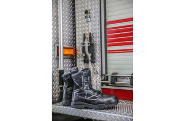 Image of Belleville 8in Waterproof Side Zip Comp Toe Boot - Mens, Black, 11, Wide, TR998ZWPCT 110W