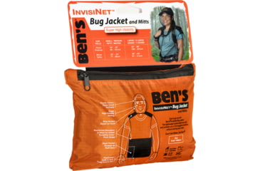 Image of Ben's InvisiNet Bug Jacket &amp; Mitts, Orange, Small/Medium, 0006-7220