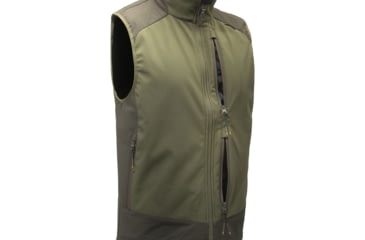 Image of Beretta BUTTE SOFTSHELL VEST BROWN BARK/MOSS SM F96861A2