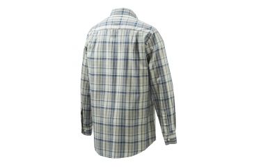 Image of Beretta Classic Shirt, Beige &amp; Blue Check, Medium, LU210T0707013LM
