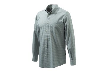Image of Beretta Classic Shirt, Green Fancy, Extra Large, LU210T0707076SXL