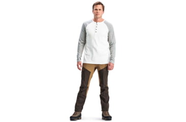 Image of Beretta SCOUT PERFORMANCE HENLEY WHT/GRY MEL XL 104B9E0F