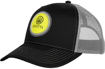Image of Beretta BXP 112 Trucker Cap - Men's, Black/Yellow, BC038T1675092E