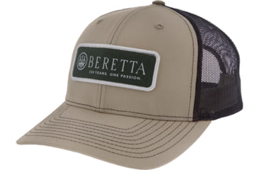 Image of Beretta Heritage 112 Trucker Hat - Men's, Khaki/Coffee, BC025T1675012UUNI