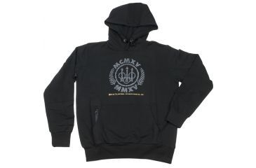 Image of Beretta Centennial Hoodie Sweatshirt,Black,Large FU141T09910999L