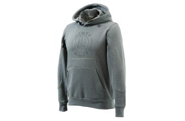 Image of Beretta Centennial Hoodie Sweatshirt,Grey Melange,Large FU141T09910915L